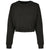 Front - Build Your Brand Womens/Ladies Terrycloth Crop Sweatshirt