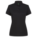 Front - Henbury Womens/Ladies Recycled Polyester Polo Shirt