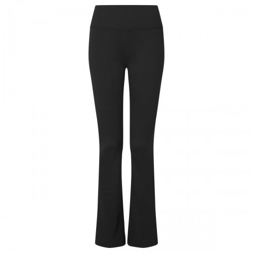 Front - TriDri Womens/Ladies Recycled Flared Leggings