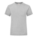 Front - Fruit of the Loom Girls Iconic T-Shirt