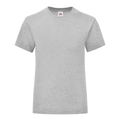Front - Fruit of the Loom Girls Iconic T-Shirt