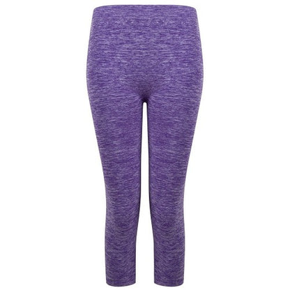 Front - Tombo Womens/Ladies Seamless 3/4 Leggings
