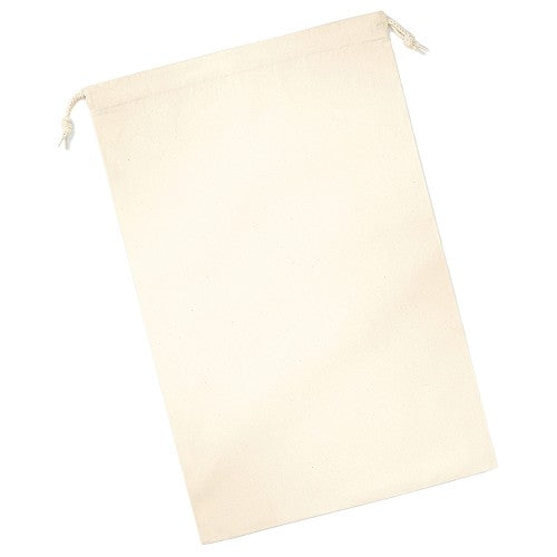 Front - Westford Mill Organic Cotton Drawstring Bag