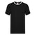 Front - Fruit of the Loom Mens Ringer Contrast T-Shirt