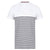 Front - Front Row Unisex Adult Breton Striped Tagless T-Shirt