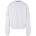 Front - Build Your Brand Mens Ultra Heavy Crew Neck Sweatshirt