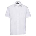 Front - Russell Collection Mens Poplin Easy-Care Short-Sleeved Shirt