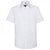 Front - Russell Collection Mens Oxford Easy-Care Tailored Short-Sleeved Shirt