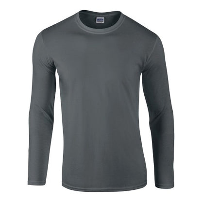 Fan Deep Royal - Front - Gildan Unisex Adult Softstyle Long-Sleeved T-Shirt