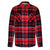 Front - Kariban Mens Checked Sherpa Lined Shirt Jacket