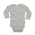 Front - Babybugz Baby Melange Long-Sleeved Bodysuit