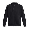 Front - Under Armour Unisex Adult Rival Fleece Full Zip Hoodie