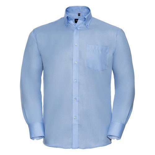 Front - Russell Collection Mens Ultimate Non-Iron Long-Sleeved Formal Shirt