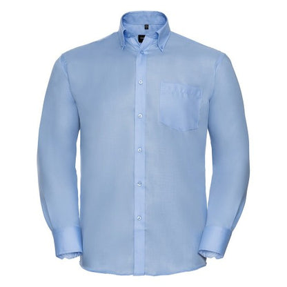 Front - Russell Collection Mens Ultimate Non-Iron Long-Sleeved Formal Shirt