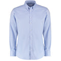 Front - Kustom Kit Mens Oxford Stretch Slim Long-Sleeved Shirt