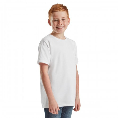 Front - Fruit of the Loom Childrens/Kids Iconic T-Shirt
