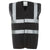 Front - Yoko Unisex Adult Hi-Vis Waistcoat