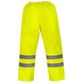 Front - Yoko Unisex Adult Waterproof Hi-Vis Work Trousers