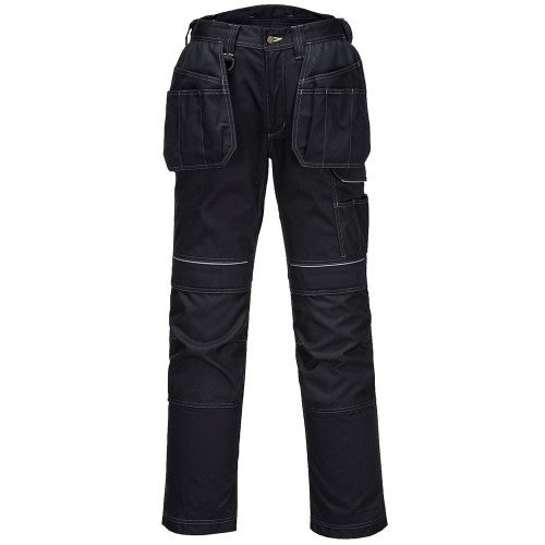 Front - Portwest Unisex Adult Holster Pocket Work Trousers