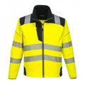 Front - Portwest Unisex Adult PW3 Hi-Vis Soft Shell Jacket