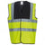 Front - Yoko Unisex Adult Hi-Vis Contrast Trim Waistcoat