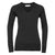 Front - Russell Collection Womens/Ladies Marl V Neck Sweatshirt