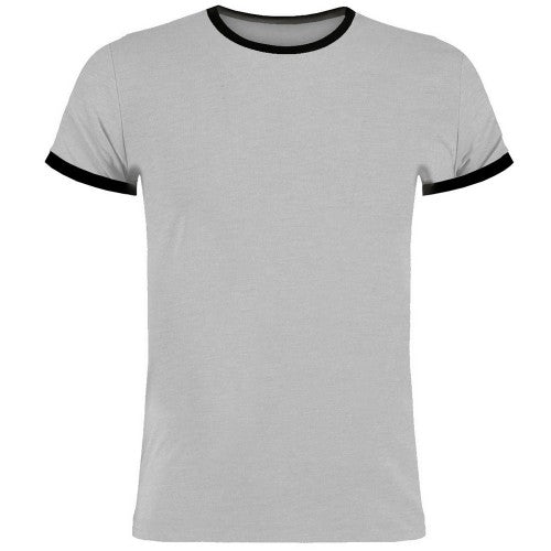 Front - Kustom Kit Mens Ringer Fashion T-Shirt