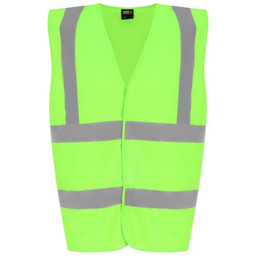 Front - PRORTX Childrens/Kids Reflective Hi-Vis Vest