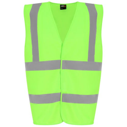 Front - PRORTX Childrens/Kids Reflective Hi-Vis Vest