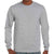 Front - Gildan Unisex Adult Ultra Cotton Plain Long-Sleeved T-Shirt