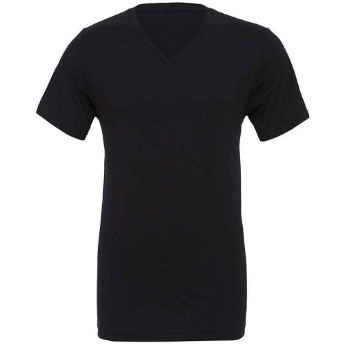 Front - Bella + Canvas Unisex Adult Jersey V Neck T-Shirt