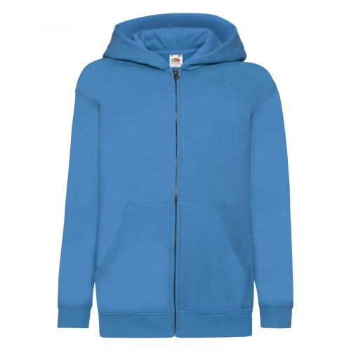 Front - Fruit Of The Loom Childrens/Kids Classic Full Zip Hoodie