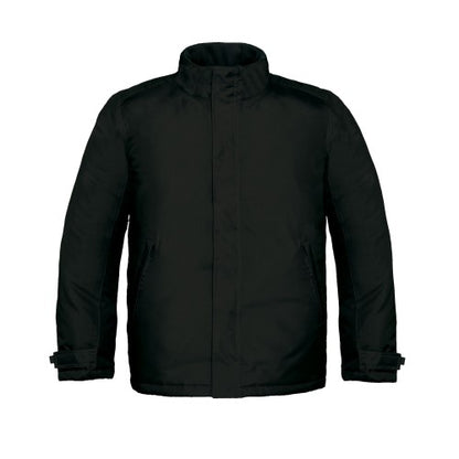 Front - B&C Mens Real+ Waterproof Padded Jacket