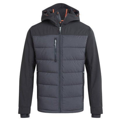 Front - Craghoppers Mens Castleford Padded Hybrid Jacket