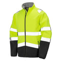 Front - SAFE-GUARD by Result Unisex Adult Hi-Vis Softshell Printable Safety Jacket
