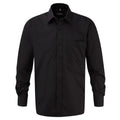 Front - Russell Collection Mens Cotton Poplin Easy-Care Shirt
