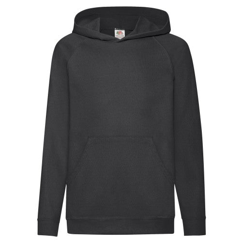 Front - Fruit of the Loom Unisex Adult Lightweight Hooded Sweatshirt