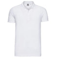 Front - Russell Mens Plain Stretch Polo Shirt