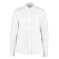 Front - Kustom Kit Womens/Ladies City Business Tailored Long-Sleeved Shirt
