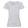 Front - Fruit of the Loom Womens/Ladies Valueweight Heather Lady Fit T-Shirt