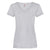 Front - Fruit of the Loom Womens/Ladies Valueweight Heather Deep V T-Shirt