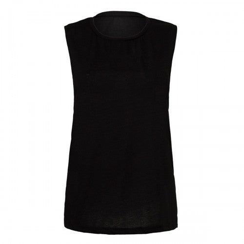 Front - Bella + Canvas Womens/Ladies Flowy Muscle Scoop Neck Tank Top