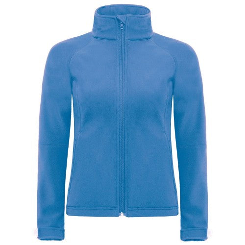 Front - B&C Womens/Ladies Hooded Soft Shell Jacket