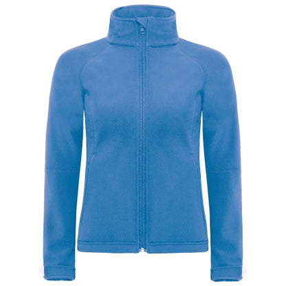 Front - B&C Womens/Ladies Hooded Soft Shell Jacket