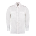 Front - Kustom Kit Mens Tailored Long-Sleeved Pilot Shirt
