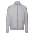 Front - Fruit of the Loom Mens Classic Plain Sweat Jacket