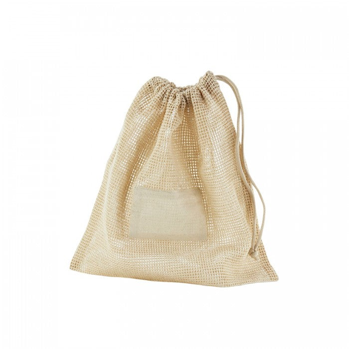 Front - Westford Mill Organic Cotton Drawstring Bag