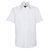 Front - Russell Collection Mens Plain Oxford Easy-Care Short-Sleeved Shirt