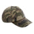 Front - Beechfield Camo Vintage Low Profile Baseball Cap