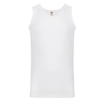 Front - Fruit of the Loom Mens Valueweight Athletic Vest Top